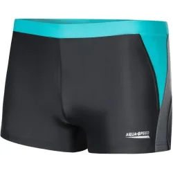 Плавки Aqua Speed Dario 346-32 52-54 (XXXL) Темно-серый/Светло-серый/Бирюзовый (5908217662514) - Robinzon.ua