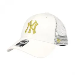 Кепка-тракер 47 Brand NY YANKEES One Size White/Gold B-BRMTL17CTP-WH - Robinzon.ua