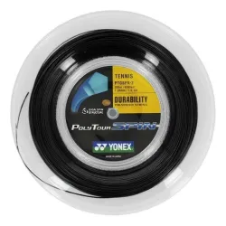 Бобіна для теннисной ракетки Yonex Poly Tour Spin Black 200m 1.25mm PTSB-200 - Robinzon.ua
