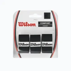Обмотка для тенічної ракетки Wilson pro overgrip Black 3pack (WRZ4014) - Robinzon.ua