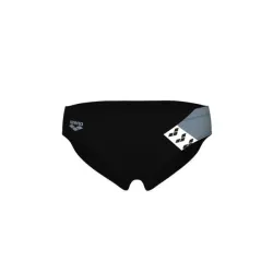 Плавки-сліпи для чоловікі Arena STRIPE SWIM BRIEFS чорний, сірий Чол 110 007929-550 110 - Robinzon.ua