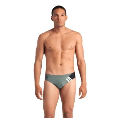 Плавки-сліпи для чоловікі Arena STRIPE SWIM BRIEFS оливковий, чорний Чол 100 007929-650 100 - 2 - Robinzon.ua