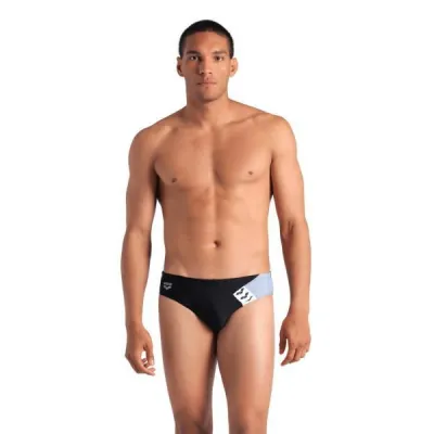 Плавки-сліпи для чоловікі Arena STRIPE SWIM BRIEFS чорний, сірий Чол 100 007929-550 100 - 2 - Robinzon.ua