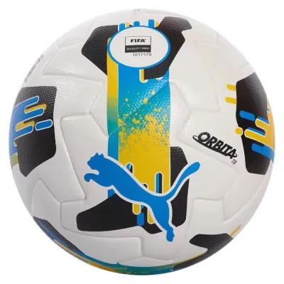 Мяч футбольный PUMA Orbita UPL (FIFA Quality Pro) белый, черный, голоубой Уни 5 084592-01 - 1 - Robinzon.ua