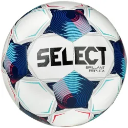 М'яч футбольний  Select BRILLANT REPLICA v25 білий, синій Уні 4 099480-002 4 - Robinzon.ua
