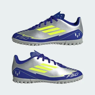 Дитячі Сороконіжки Adidas F50 CLUB TF J MESSI Cріблястий 38 (IH0923 38) - 2 - Robinzon.ua