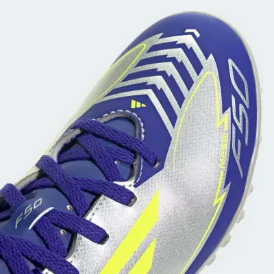 Детские Сороконожки Adidas F50 CLUB TF J MESSI Серебристый 36.5 (IH0923 36.5) - 3 - Robinzon.ua