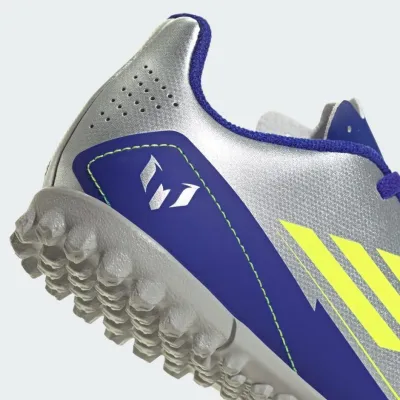 Детские Сороконожки Adidas F50 CLUB TF J MESSI Серебристый 34 (IH0923 34) - 2 - Robinzon.ua