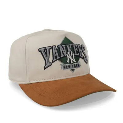 Кепка MVP 47 Brand NEW YORK YANKEES THE DIAMOND Бежевый, Коричневый One Size (DMOND17GWP-NT) - 2 - Robinzon.ua
