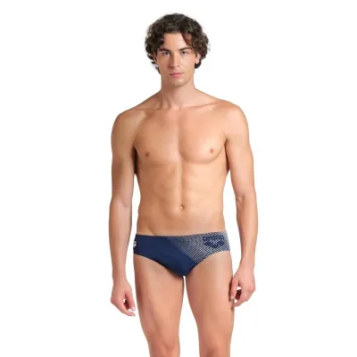 Плавки-сліпи для чоловіків Arena FOGGY DOTS SWIM BRIEFS темно-синій, білий Чол 90 008482-701 90 - 1 - Robinzon.ua