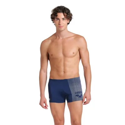 Плавки-шорти для чоловіків Arena FOGGY DOTS SWIM SHORT синій, білий Чол 85 008483-701 85 - 2 - Robinzon.ua