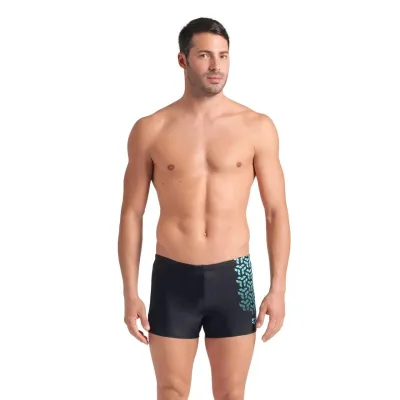 Плавки-шорти для чоловіків Arena KIKKO V SWIM SHORT чорний, зелений Чол 80 006703-508 80 - 2 - Robinzon.ua