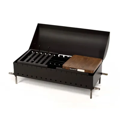 Мангал Bona Grill Складний Барбекю 800 + Комплект доповнень - 4 - Robinzon.ua