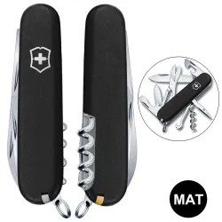 Складаний ніж Victorinox CLIMBER MAT чорний матовий лак 1.3703.3.M0007p - Robinzon.ua