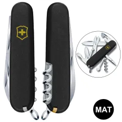 Складаний ніж Victorinox CLIMBER MAT чорний матовий лак з жовт.лого 1.3703.3.M0008p - Robinzon.ua