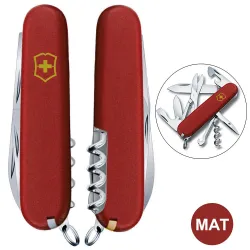 Складаний ніж Victorinox CLIMBER MAT червоний матовий лак з жовт.лого 1.3703.M0008p - Robinzon.ua