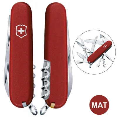 Складной нож Victorinox HUNTSMAN MAT красный матовый лак 1.3713.M0007p Складной нож Victorinox HUNTSMAN MAT красный матовый лак 1.3713.M0007p - Robinzon.ua