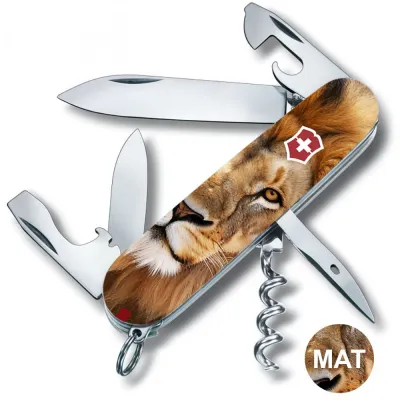Складаний ніж Victorinox SPARTAN ANIMAL Лев 1.3603.7.F1010pw - 1 - Robinzon.ua
