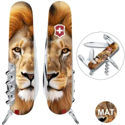 Складной нож Victorinox SPARTAN ANIMAL Лев 1.3603.7.F1010pw - Robinzon.ua