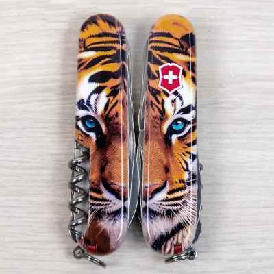 Складаний ніж Victorinox CLIMBER ANIMAL Тигр 1.3703.F1030pw - 6 - Robinzon.ua