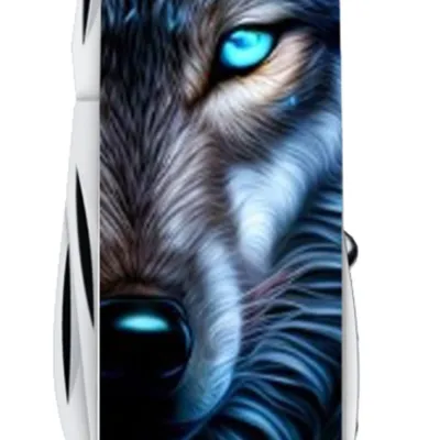 Складаний ніж Victorinox HUNTSMAN ANIMAL Вовк 1.3713.3.F1040pw - 2 - Robinzon.ua