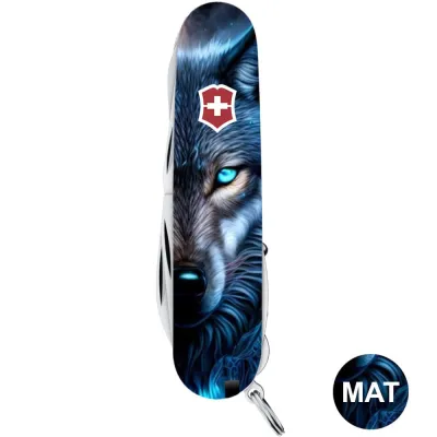 Складаний ніж Victorinox HUNTSMAN ANIMAL Вовк 1.3713.3.F1040pw - 3 - Robinzon.ua