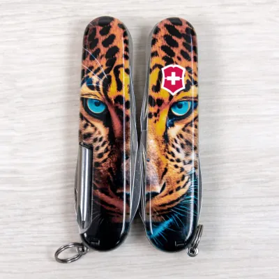 Складаний ніж Victorinox HIKER ANIMAL Леопард 1.4613.3.F1080pw - 6 - Robinzon.ua