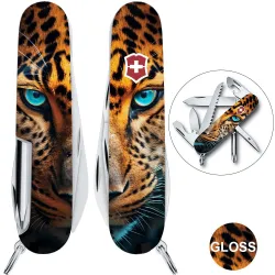 Складной нож Victorinox HIKER ANIMAL Леопард 1.4613.3.F1080pw - Robinzon.ua