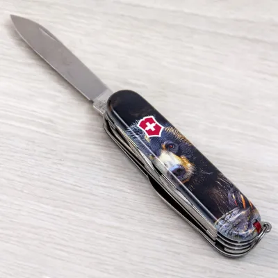 Складаний ніж Victorinox FIELDMASTER ANIMAL Чорний ведмідь 1.4713.3.F1100pw - 8 - Robinzon.ua