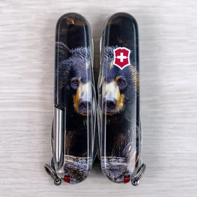 Складаний ніж Victorinox FIELDMASTER ANIMAL Чорний ведмідь 1.4713.3.F1100pw - 6 - Robinzon.ua