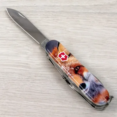 Складаний ніж Victorinox EXPLORER ANIMAL Лисиця 1.6703.7.F1060pw - 8 - Robinzon.ua