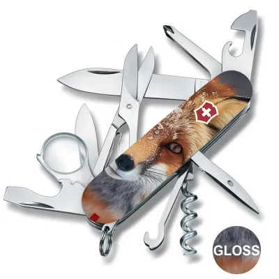 Складаний ніж Victorinox EXPLORER ANIMAL Лисиця 1.6703.7.F1060pw - 1 - Robinzon.ua