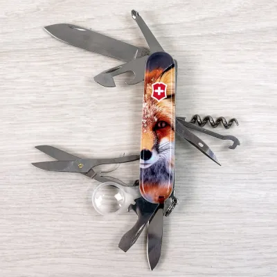 Складаний ніж Victorinox EXPLORER ANIMAL Лисиця 1.6703.7.F1060pw - 7 - Robinzon.ua