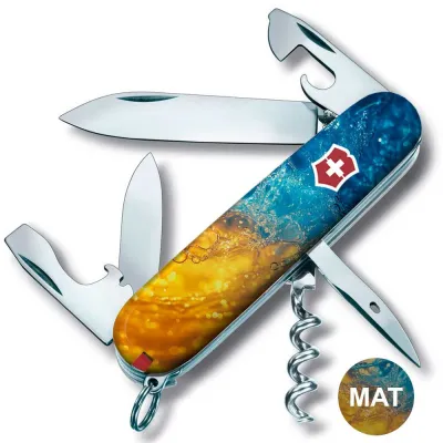 Складаний ніж Victorinox SPARTAN UKRAINE Жовто-сині бризки 1.3603.7.T3160pw - 1 - Robinzon.ua