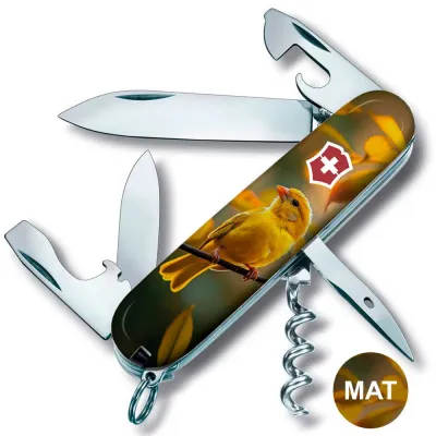 Складаний ніж Victorinox SPARTAN UKRAINE Золота пташка 1.3603.7.T3170pw - 1 - Robinzon.ua