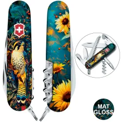 Складной нож Victorinox CAMPER UKRAINE Величественный Сокол 1.3613.3.T3180pw - Robinzon.ua