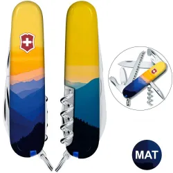 Складной нож Victorinox CAMPER UKRAINE Горный пейзаж 1.3613.7.T3190pw - Robinzon.ua