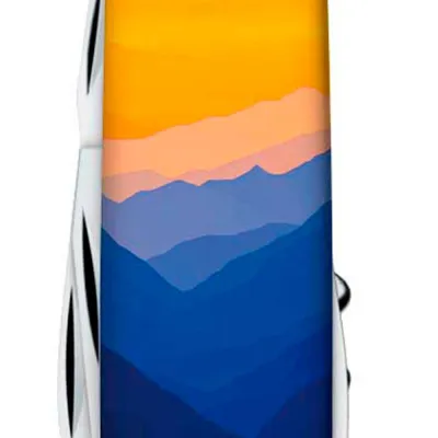 Складаний ніж Victorinox CAMPER UKRAINE Гірський пейзаж 1.3613.7.T3190pw - 4 - Robinzon.ua