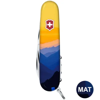 Складаний ніж Victorinox CAMPER UKRAINE Гірський пейзаж 1.3613.7.T3190pw - 2 - Robinzon.ua