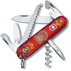 Складаний ніж Victorinox CAMPER UKRAINE Українські мотиви 1.3613.T1370u - Robinzon.ua
