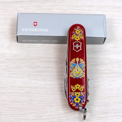 Складаний ніж Victorinox CAMPER UKRAINE Українські мотиви 1.3613.T1370u - 6 - Robinzon.ua