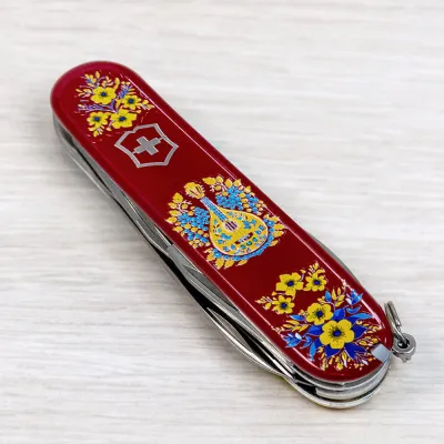 Складаний ніж Victorinox CAMPER UKRAINE Українські мотиви 1.3613.T1370u - 7 - Robinzon.ua