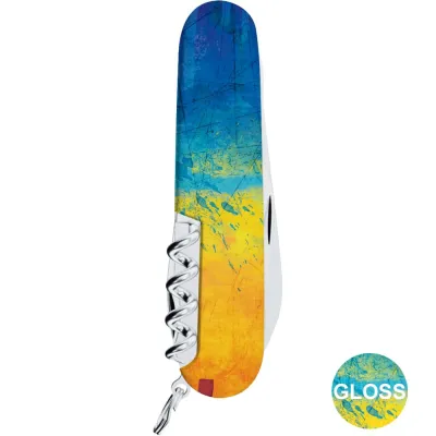 Складаний ніж Victorinox CLIMBER UKRAINE Жовто-синій малюнок 1.3703.7.T3100pw - 3 - Robinzon.ua