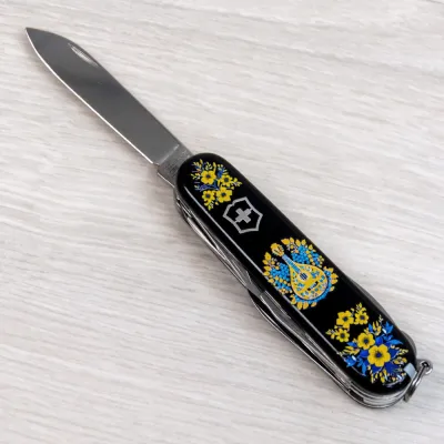 Складаний ніж Victorinox HUNTSMAN UKRAINE Українські мотиви 1.3713.3.T1370u - 4 - Robinzon.ua