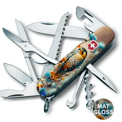 Складаний ніж Victorinox HUNTSMAN UKRAINE Шляхетний Сокіл 1.3713.7.T3260pw - 1 - Robinzon.ua