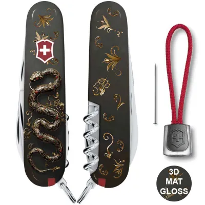 Складаний ніж Victorinox SPARTAN ZODIAC 3D Розкішна змія 1.3603.3.Z4210hk - 2 - Robinzon.ua