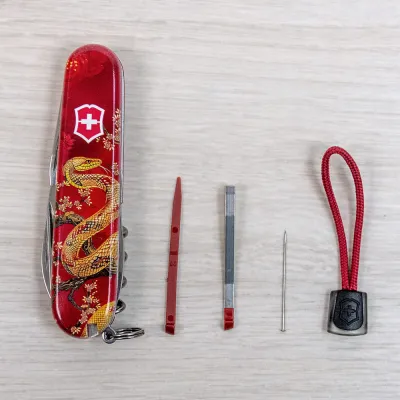 Складаний ніж Victorinox SPARTAN ZODIAC Золота змія 1.3603.Z4200pk - 8 - Robinzon.ua