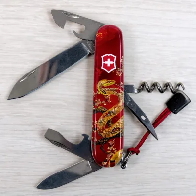 Складаний ніж Victorinox SPARTAN ZODIAC Золота змія 1.3603.Z4200pk - 6 - Robinzon.ua