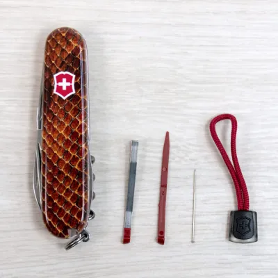 Складаний ніж Victorinox SPARTAN DESIGN Принт Шкіра кобри 1.3603.R2210pk - 8 - Robinzon.ua