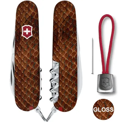 Складаний ніж Victorinox SPARTAN DESIGN Принт Шкіра кобри 1.3603.R2210pk - 2 - Robinzon.ua
